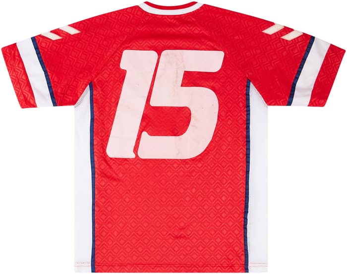 1990-92 Denmark Match Issue Home Shirt #15