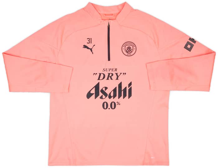 2023-24 Manchester City Player Issue 1/4 Zip Rain Top # - 3/10 - (L)