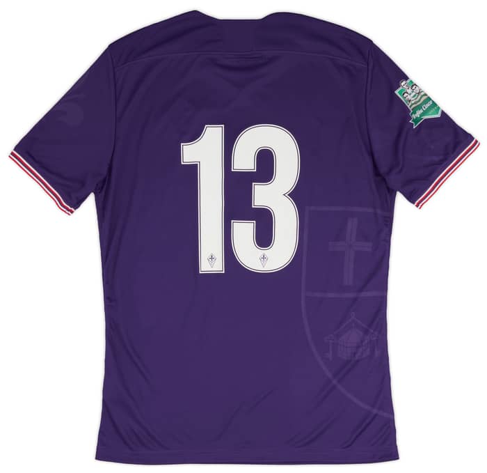 2017-18 Fiorentina Match Issue Home Shirt # - 7/10