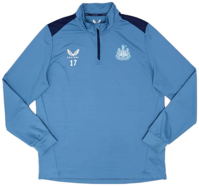2023-24 Newcastle Player Issue 1/4 Zip Training Top # - 5/10