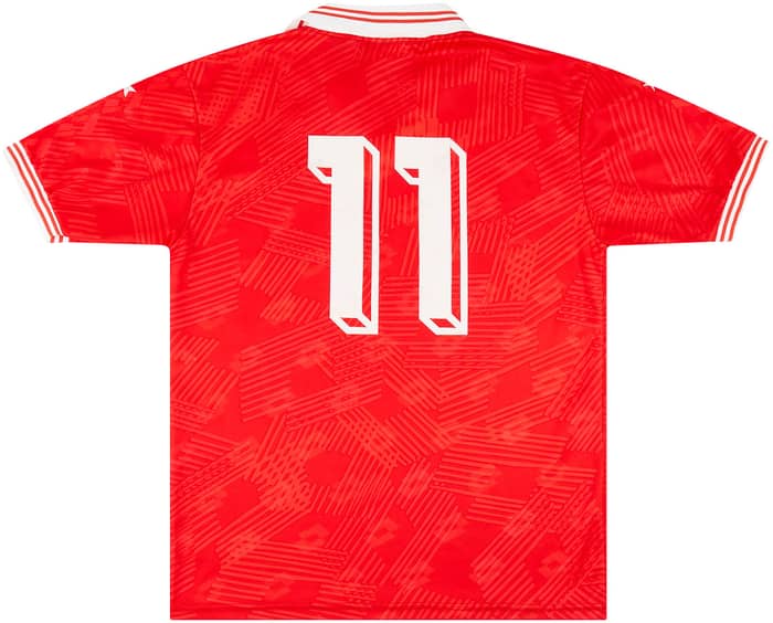 1992-93 Malta Match Issue Home Shirt #11