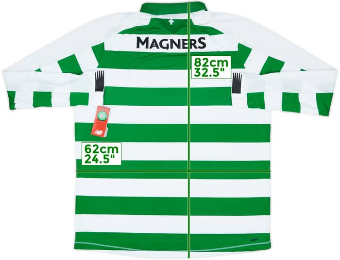 2021-22 Celtic Home L/S Shirt (XXL)