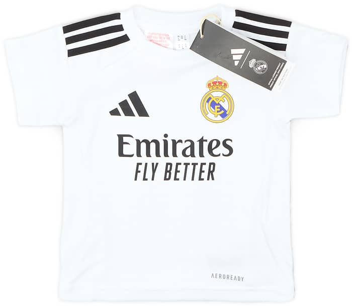 2024-25 Real Madrid Home Shirt & Shorts Kit (BABY)