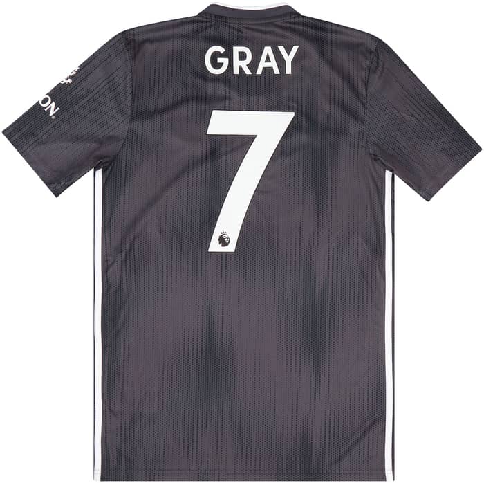 2019-20 Leicester City Match Issue Away Shirt Gray #7 (v Aston Villa)