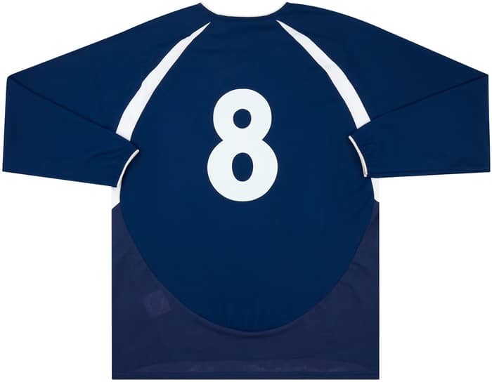 2003-04 Scotland Match Issue Home L/S Shirt #8