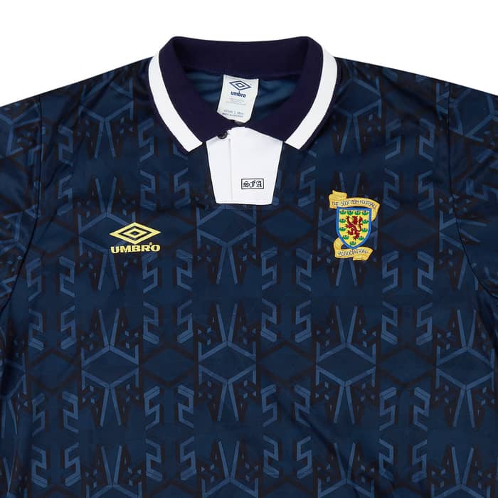 1992-93 Scotland Match Issue Home Shirt #14 (Bowman)
