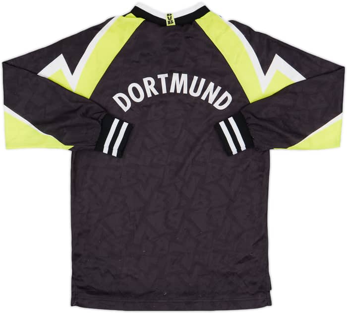 1995-96 Borussia Dortmund Away L/S Shirt - 7/10 - (M.Boys)