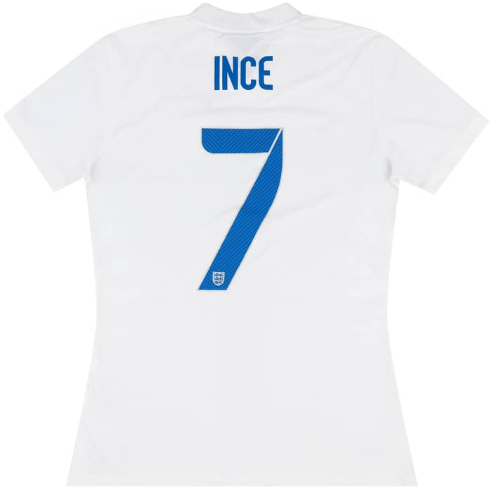 2014 England U-21 Match Issue Home Shirt Ince #7