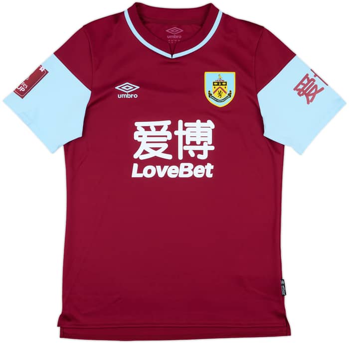 2020-21 Burnley Match Issue FA Cup Home Shirt Cork #4