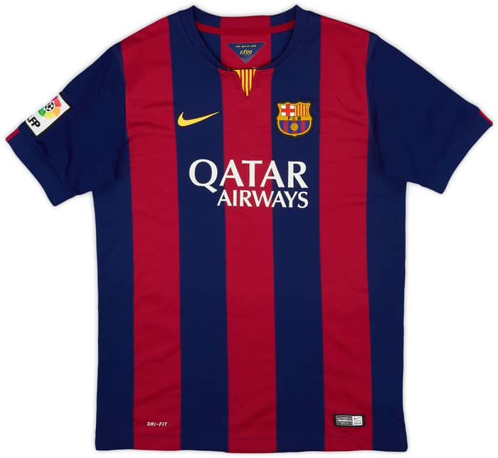 2014-15 Barcelona Home Shirt - 8/10 - (XL.Boys)