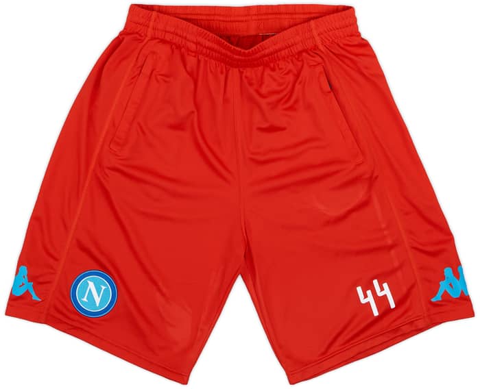 2016-17 Napoli Player Issue Training Shorts # - 6/10