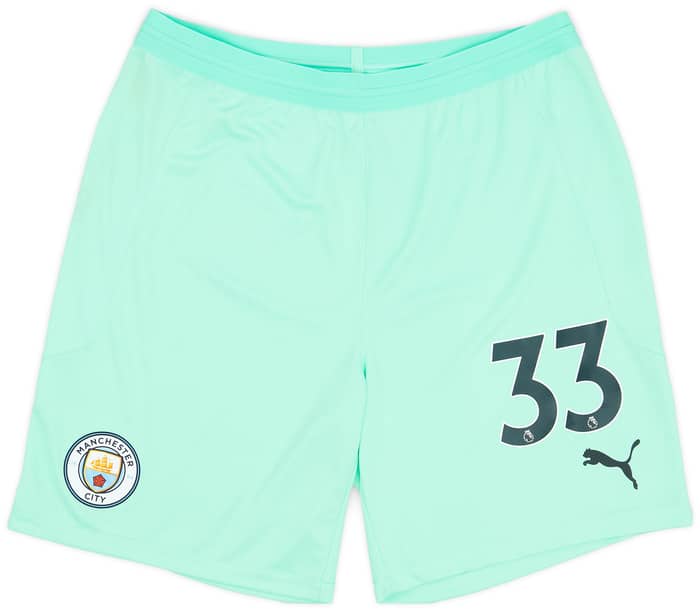2020-21 Manchester City Player Issue GK Away Shorts # - 7/10 - (L)