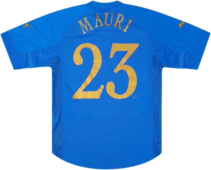 2004-06 Italy Player Issue Home Shirt Mauri #23 - 6/10 - (L)