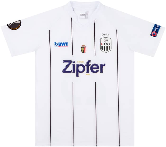 2019-20 LASK Linz Match Issue Europa League Home Shirt Holland #25