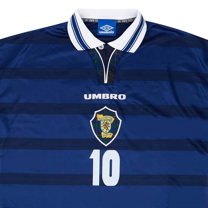 1998-00 Scotland Match Issue Home Shirt #10