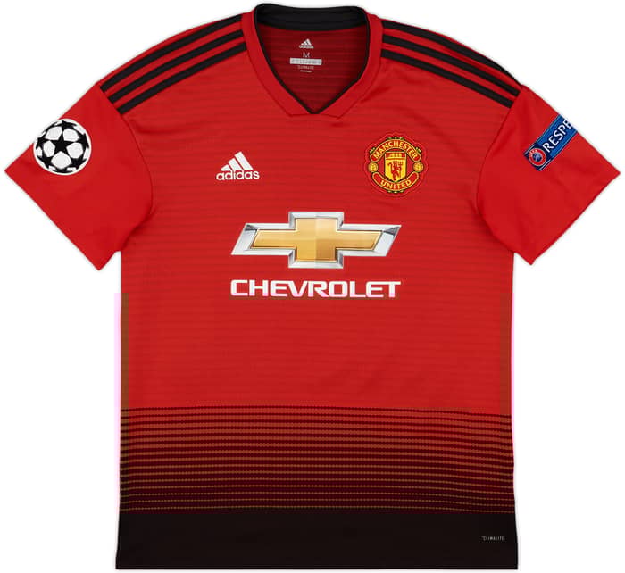 2018-19 Manchester United Home Shirt Lukaku #9 - 10/10 - (M)
