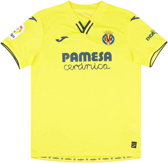 2021-22 Villarreal Match Issue Home Shirt Iborra #10