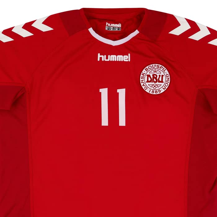 2003-04 Denmark Match Issue Home Shirt #11