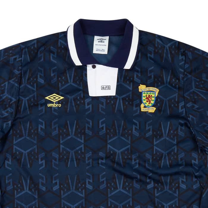 1992-93 Scotland Match Issue Home L/S Shirt #16