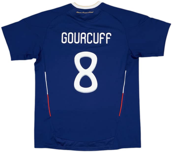 2009-10 France Home Shirt Gourcuff #8 - 7/10 - (XL.Boys)