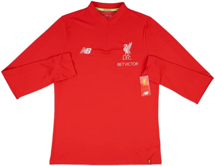 2018-19 Liverpool New Balance 1/4 Zip Drill Top (L)