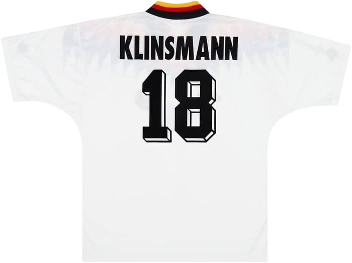 1994-96 Germany Home Shirt Klinsmann #18 - 8/10 - (S)