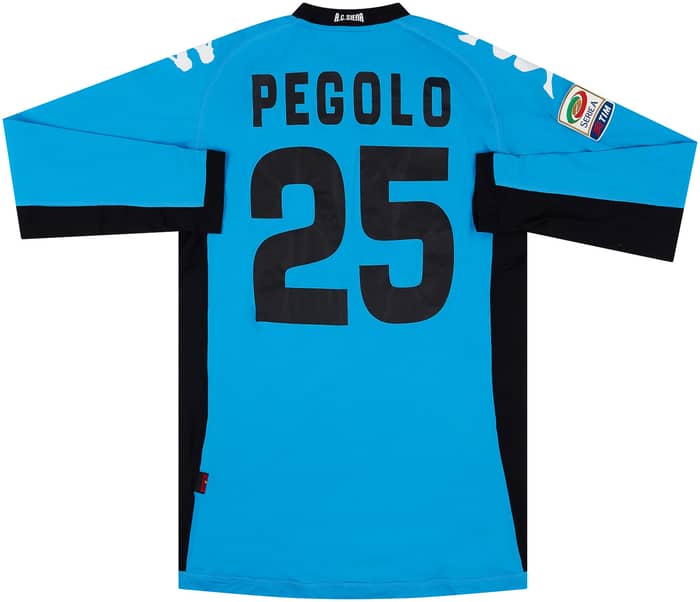 2011-12 Siena Match Issue GK Shirt Pegolo #25