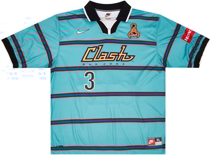 1998 San Jose Clash Match Issue Away Shirt Doyle #3