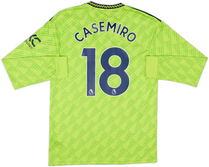 2022-23 Manchester United Third L/S Shirt Casemiro #18 - 8/10 - (M)