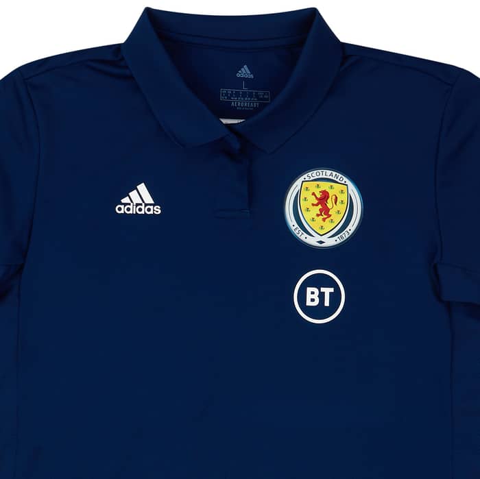 2019-20 Scotland Women's Player Issue Polo T-Shirt (As New)