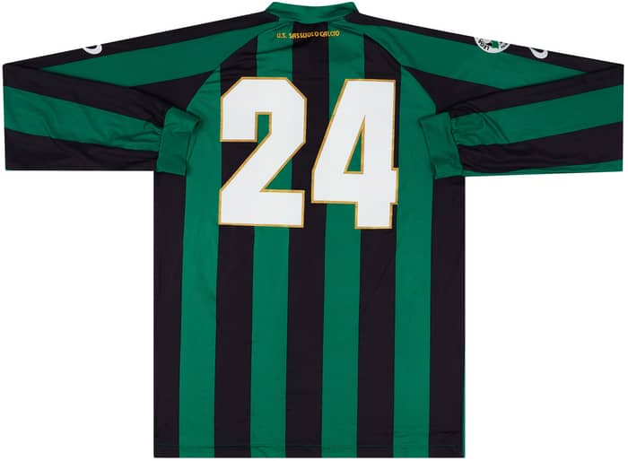 2008-09 Sassuolo Primavera Match Issue Home L/S Shirt #24