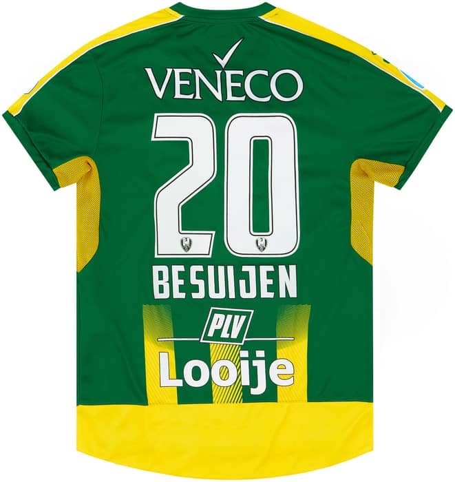 2020-21 ADO Den Haag Match Issue Home Shirt Besuijen #20 (v Ajax)