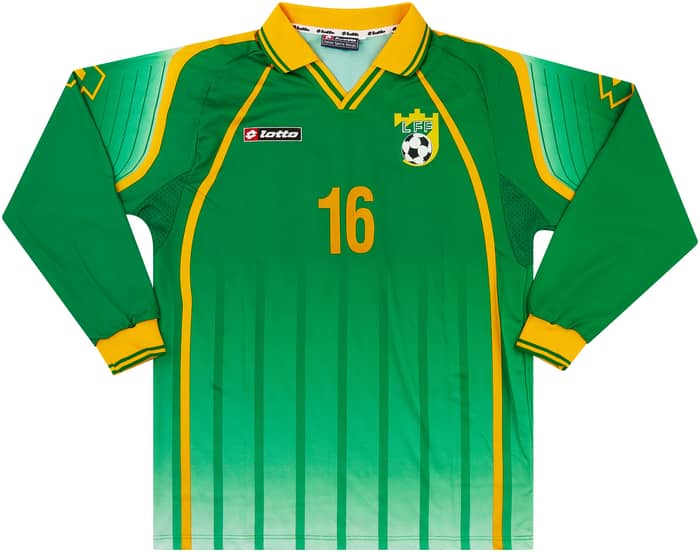 2000-01 Lithuania Match Issue Away L/S Shirt #16