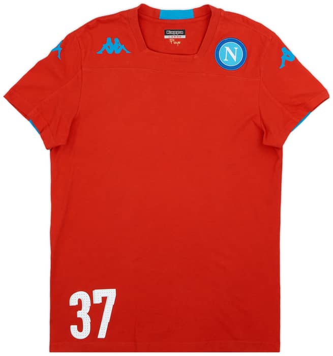 2016-17 Napoli Player Issue Training Shirt # - 6/10