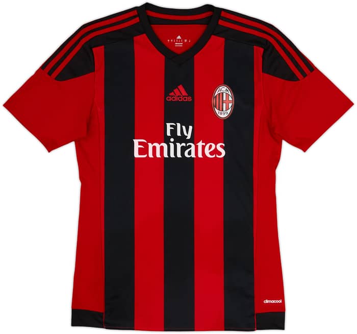 2016-17 adidas Template Shirt (AC Milan) - 8/10 - (S)