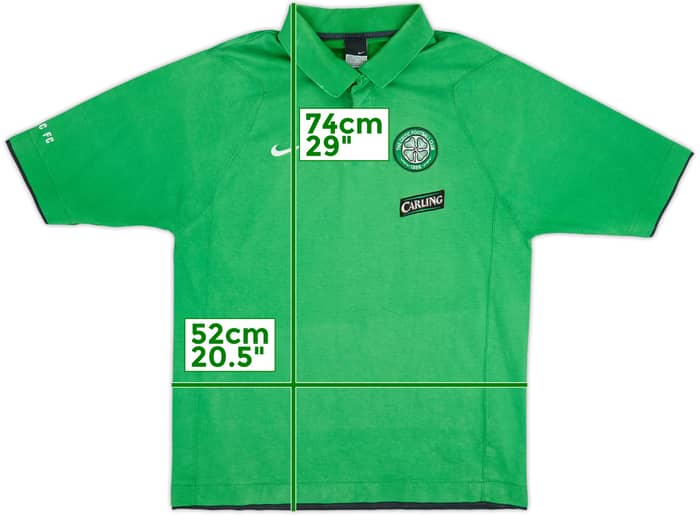 2006-07 Celtic Nike Polo - 7/10 - (L)