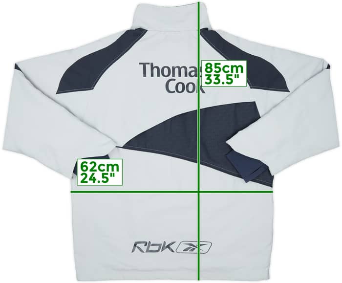 2006-07 Manchester City Reebok Track Jacket - 8/10 - (XL)