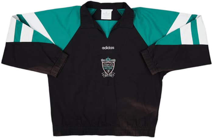 1995-96 Liverpool adidas Drill Top - 6/10 - (M)