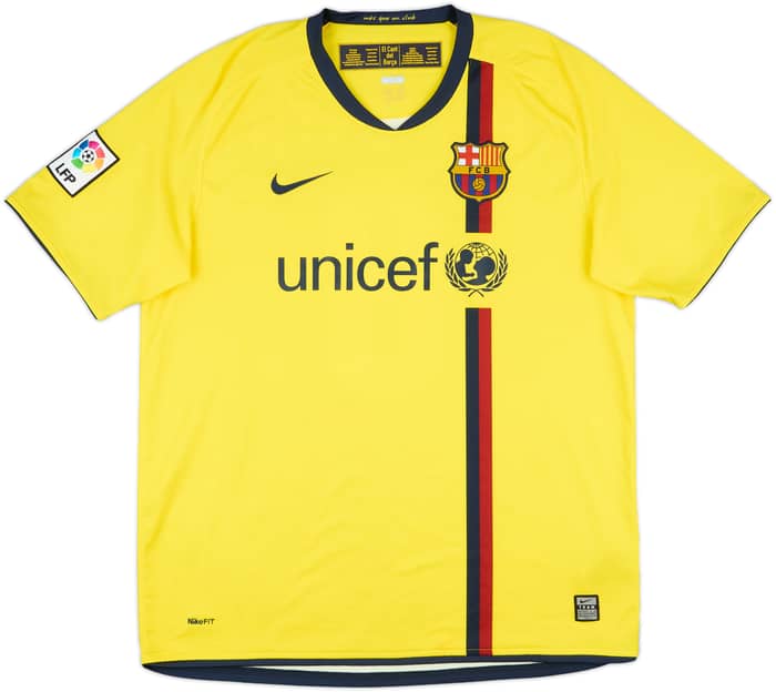 2008-10 Barcelona Away Shirt A.Iniesta #8 - 10/10 - (L)