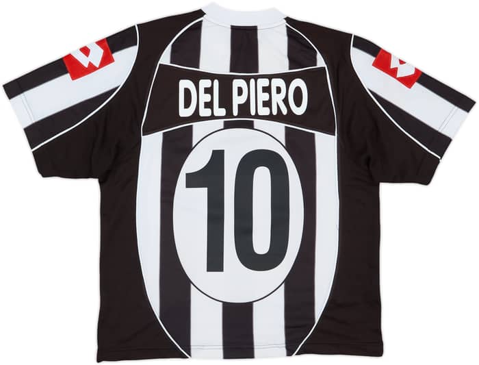 2002-03 Juventus Home Shirt Del Piero #10 - 8/10 - (XL)