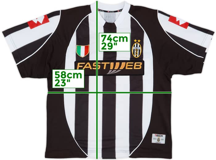 2002-03 Juventus Home Shirt Del Piero #10 - 8/10 - (XL)