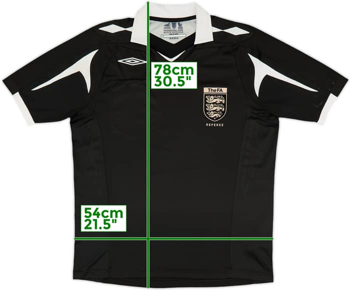 2007-08 England Umbro Referee Shirt - 7/10 - (M)