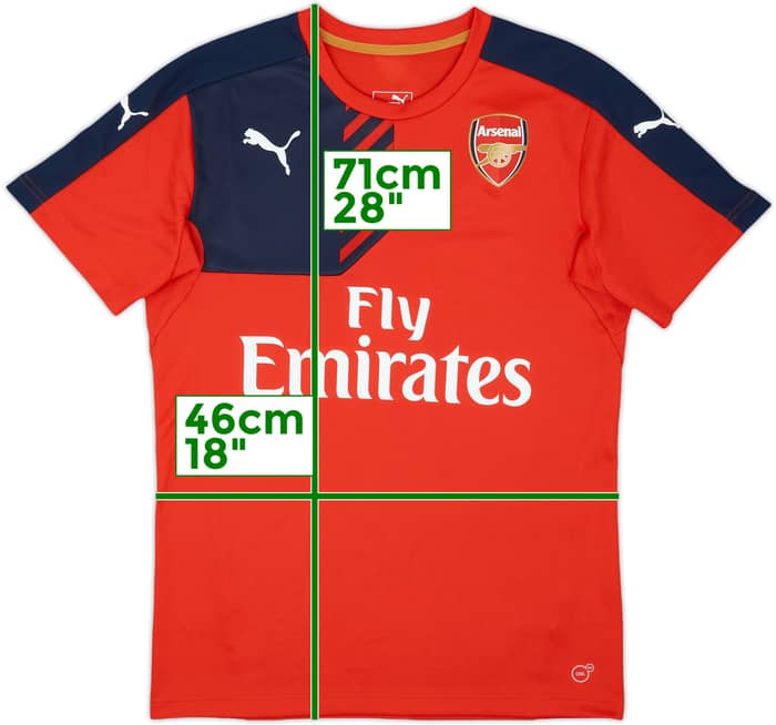 2015-16 Arsenal Puma Training Shirt - 7/10 - (M)