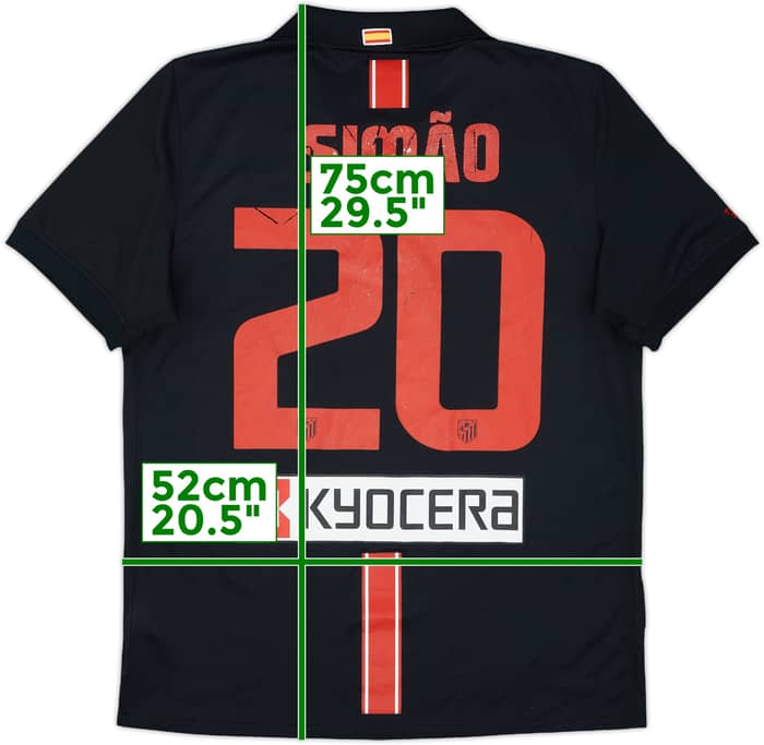 2009-10 Atletico Madrid Away Shirt Simao #20 - 5/10 - (M)