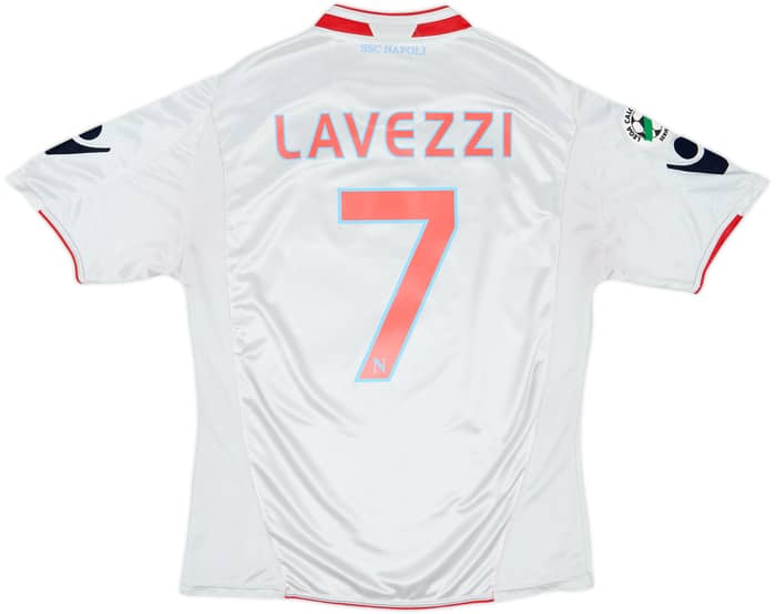 2009-10 Napoli Away Shirt Lavezzi #7 - 8/10 - (M)