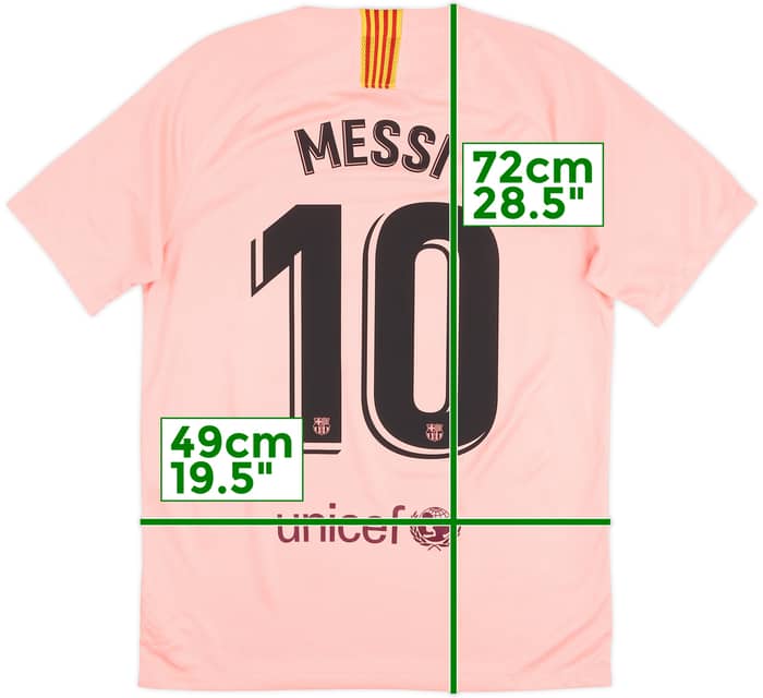 2018-19 Barcelona Third Shirt Messi #10 - 8/10 - (M)
