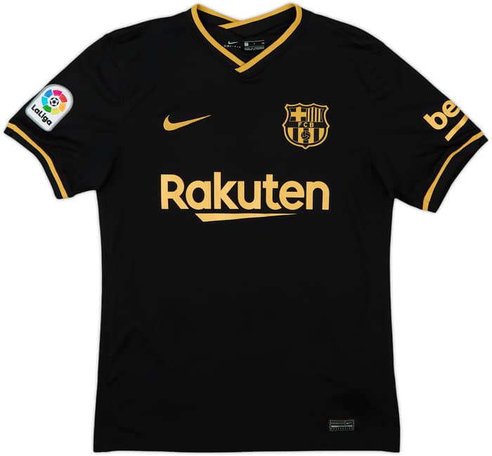 2020-21 Barcelona Away Shirt De Jong #21 - 10/10 - (S)