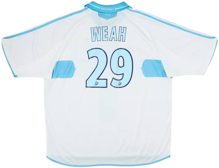 2000-01 Olympique Marseille Home Shirt Weah #29 - 8/10 - (XXL)