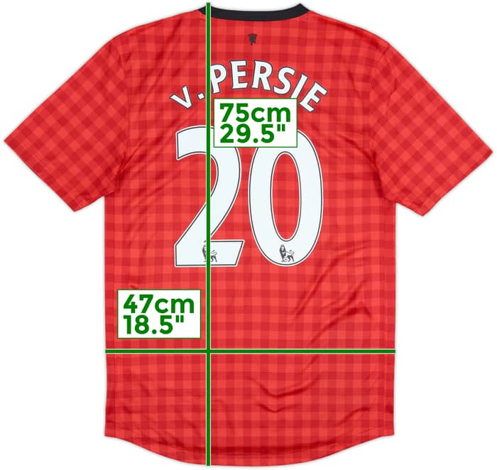 2012-13 Manchester United Home Shirt V.Persie #20 - 6/10 - (S)