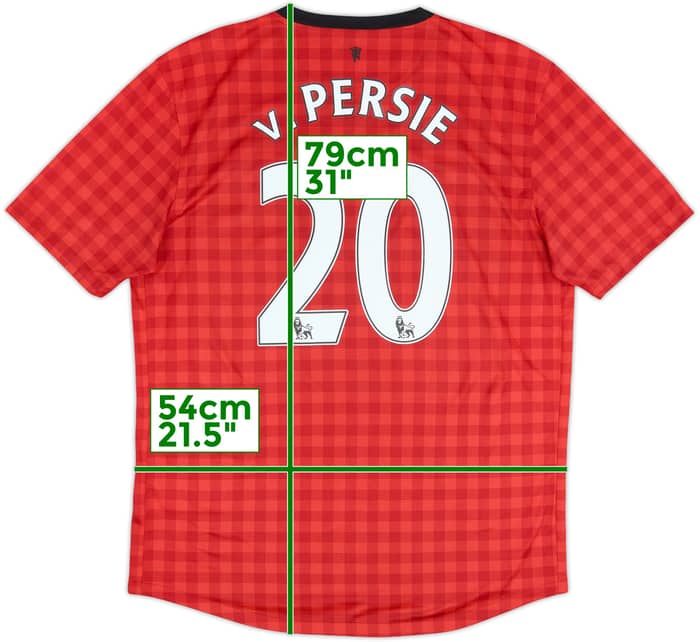 2012-13 Manchester United Home Shirt V.Persie #20 - 6/10 - (L)
